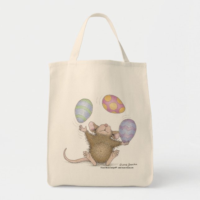 House-Mouse Designs® -  Grocery Tote Bag (Front)