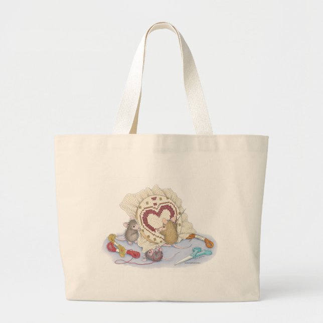 House-Mouse Designs® Jumbo Tote Bags (Front)