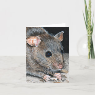 House Mouse Painting Note Card
