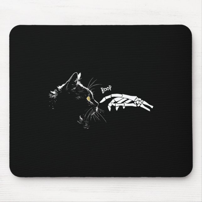 House Music Ghost Dj Optical Illusion Edm Hallowee Mouse Mat (Front)