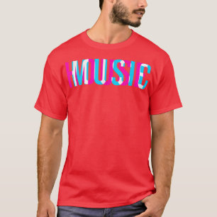 House Music Glitch Optical Illusion Trippy EDM Rav T-Shirt