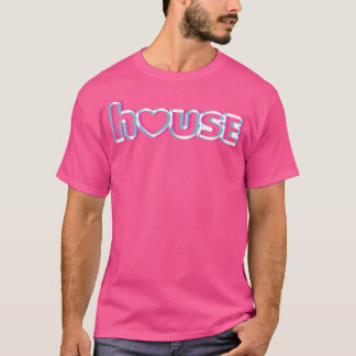 House Music Heart Edm Raver T-Shirt