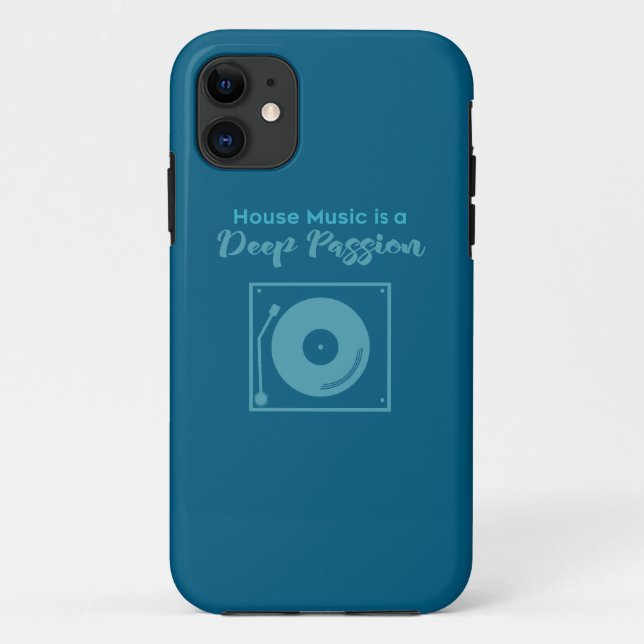 House Music Is A Deep Passion Case-Mate iPhone Case (Back)