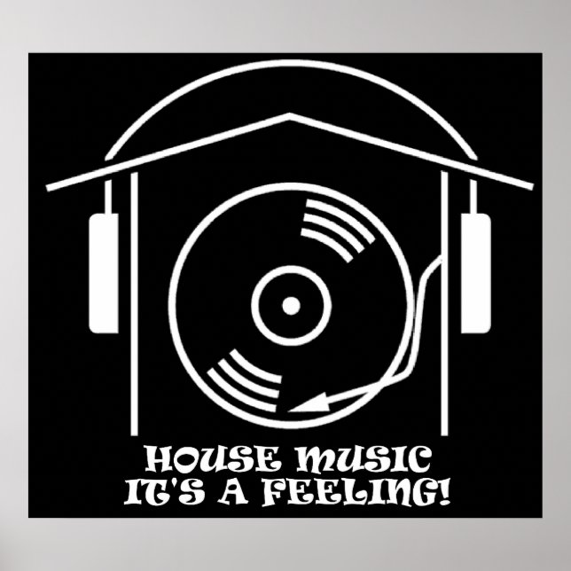 House Music Poster (Front)