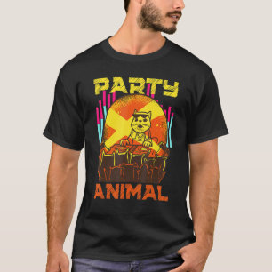 House Music Rave Cat Party Animal Kitty Dj Youth C T-Shirt