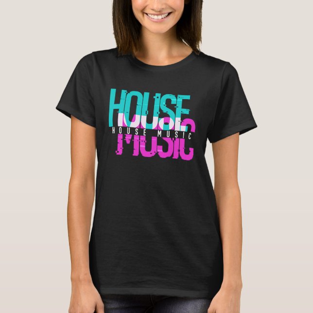 House Music Rave EDC EDM Techno Music Festival Tri T-Shirt (Front)