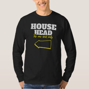 House Music Rave House Head T-Shirt