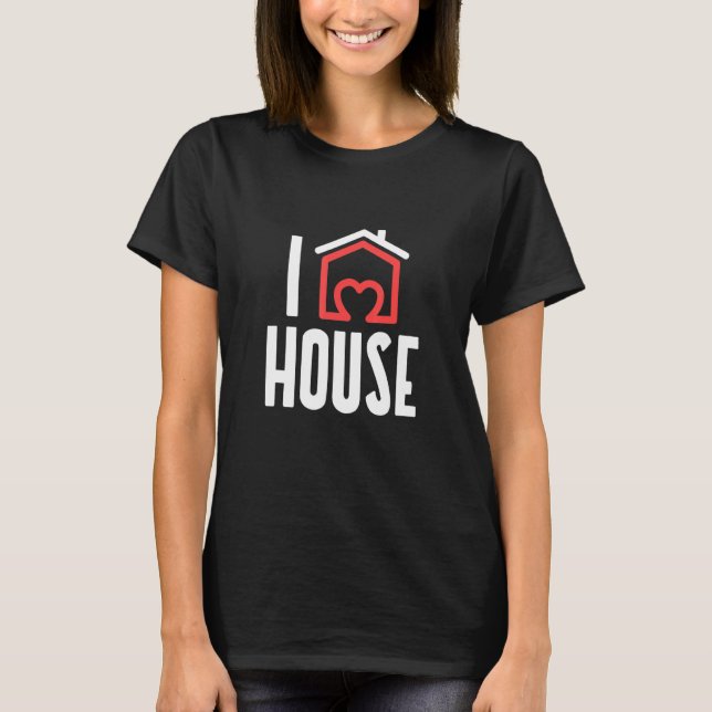 House Music Soulful Deep House Edm Dj Festival Mus T-Shirt (Front)