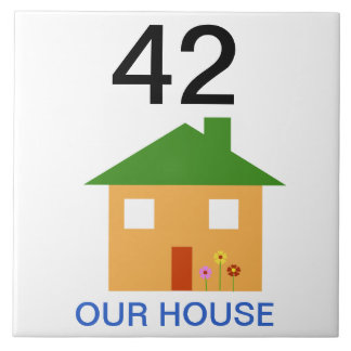 house number tile