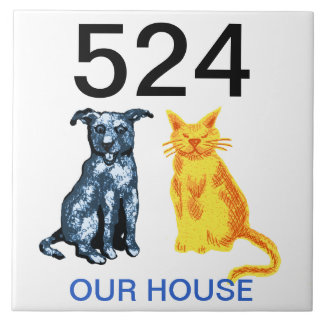 house number tile