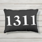House Numbers Decorative Pillow