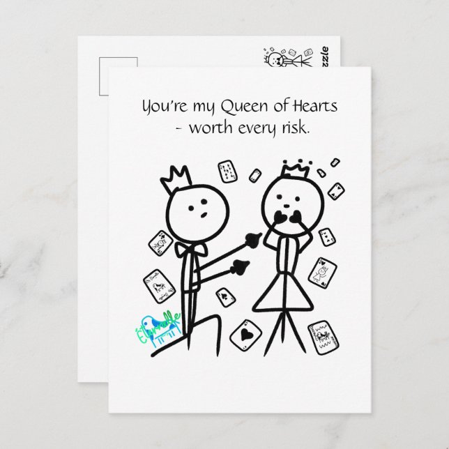 House of Cards Customised Postcard (Front/Back)