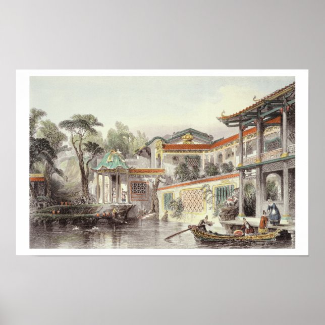 House of Conseequa, a Chinese Merchant, in the Sub Poster (Front)