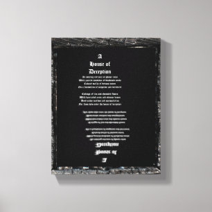 House of Deception Canvas Print