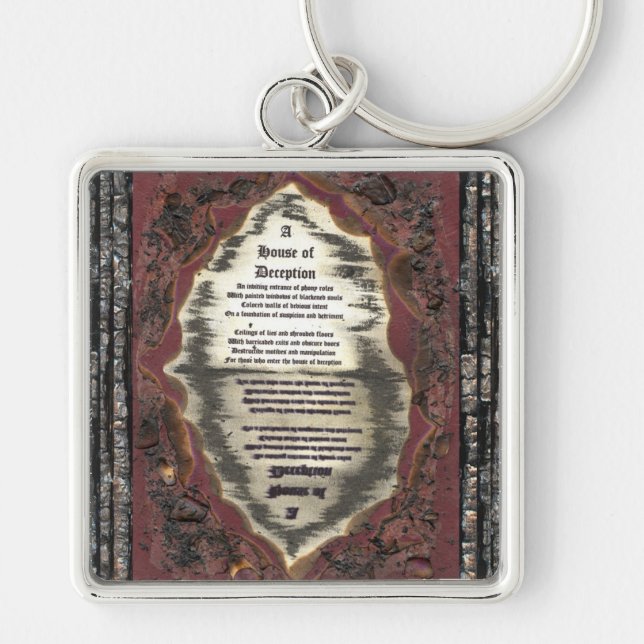 House of Deception Key Ring (Front)