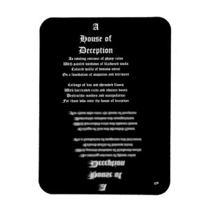House of Deception Magnet