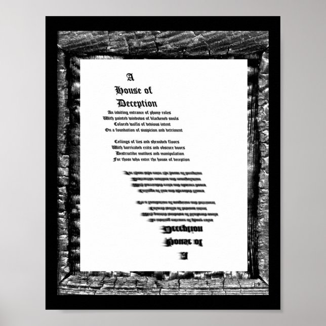House of Deception Poster (Front)