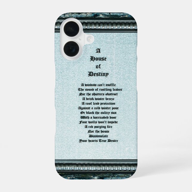 House of Destiny iPhone 16 Case (Back)