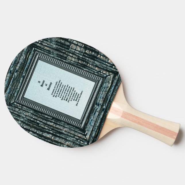 House of Destiny Ping Pong Paddle (Side)