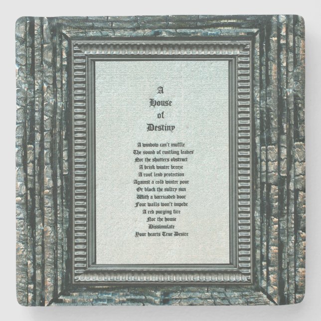 House of Destiny Stone Coaster (Front)