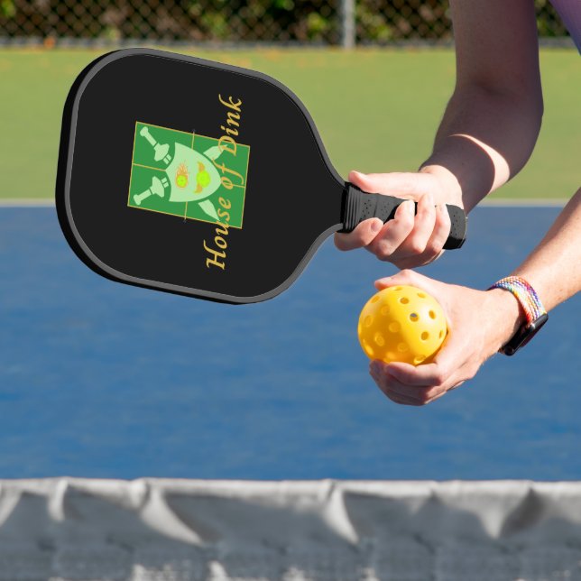 House of Dink Pickleball Crest Paddle (Insitu)