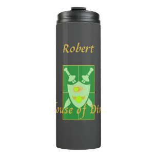 House of Dink Pickleball Crest Personalised   Thermal Tumbler