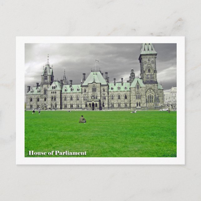 House of Parliament Postcard (Front)