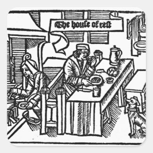 House of Rest Square Sticker