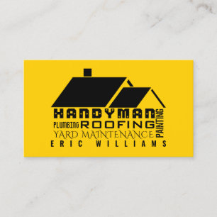 House of services standout cover business card
