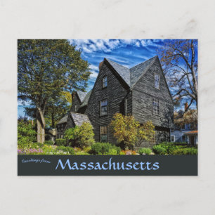 House of Seven Gables Salem Massachusetts Postcard