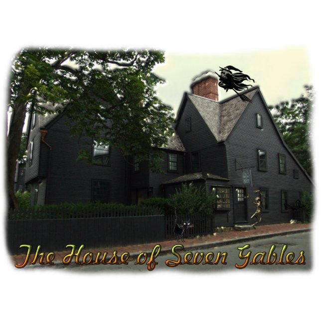 House of Seven Gables Sculpture Standing Photo Sculpture (Front)