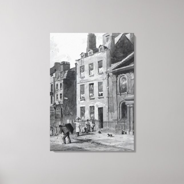 House of Sir Isaac Newton Canvas Print (Front)