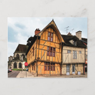 House of the Dolphin in Troyes France Postcard