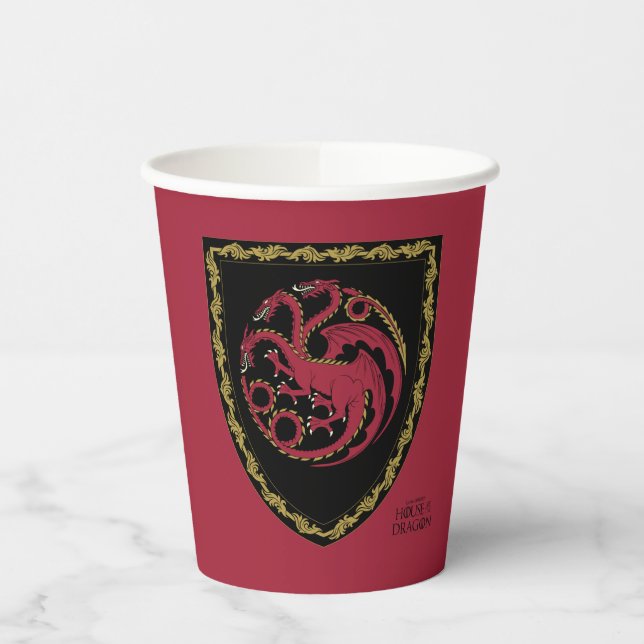 HOUSE OF THE DRAGON Badge Paper Cups (Left)