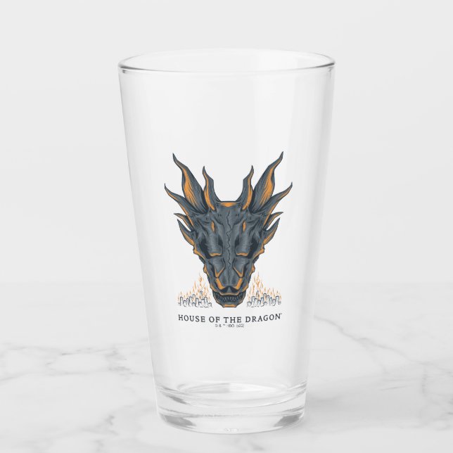 HOUSE OF THE DRAGON | Balerion Candle Altar Glass (Front)