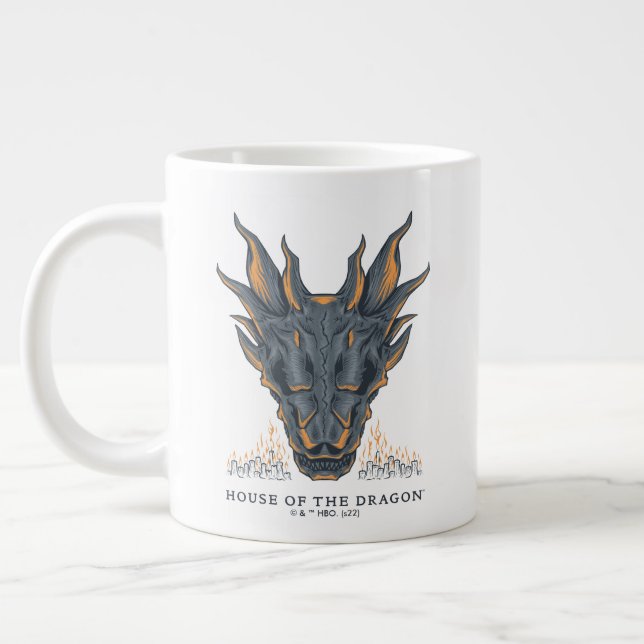 HOUSE OF THE DRAGON | Balerion Candle Altar Large Coffee Mug (Left)