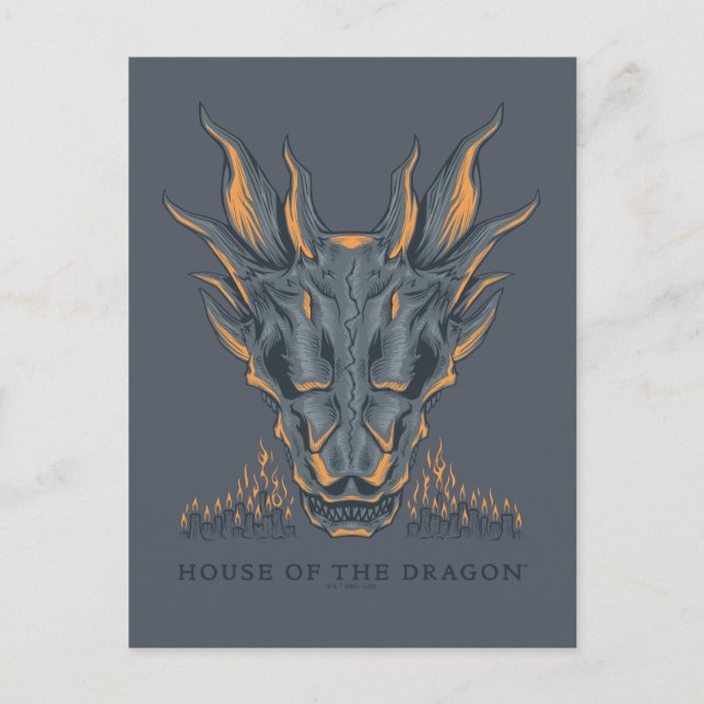 HOUSE OF THE DRAGON | Balerion Candle Altar Postcard (Front)