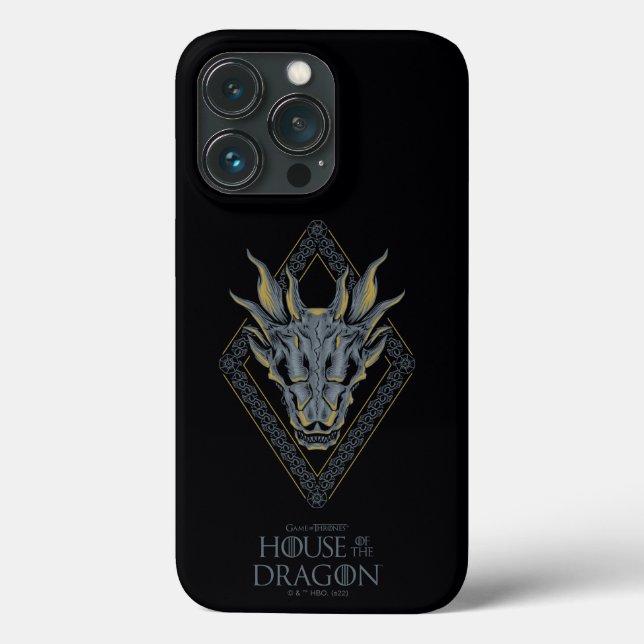 HOUSE OF THE DRAGON | Balerion Skull Diamond Crest Case-Mate iPhone Case (Back)