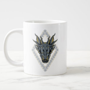 HOUSE OF THE DRAGON   Balerion Skull Diamond Crest Large Coffee Mug