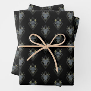 HOUSE OF THE DRAGON   Diamond Badge Wrapping Paper