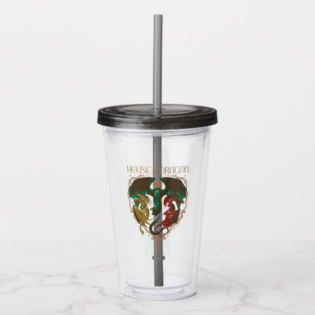 House of the Dragon | Dragon Shield Acrylic Tumbler (Front)