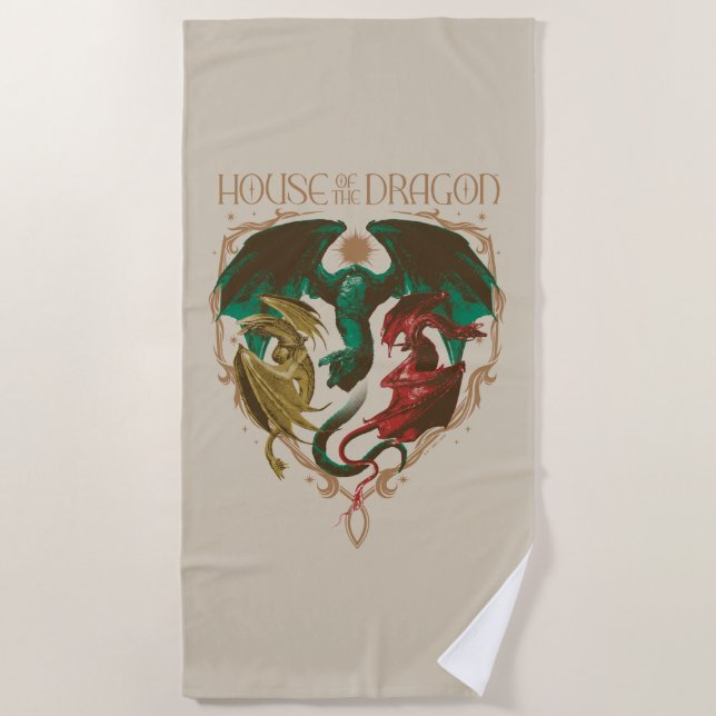 House of the Dragon | Dragon Shield Beach Towel (Front)
