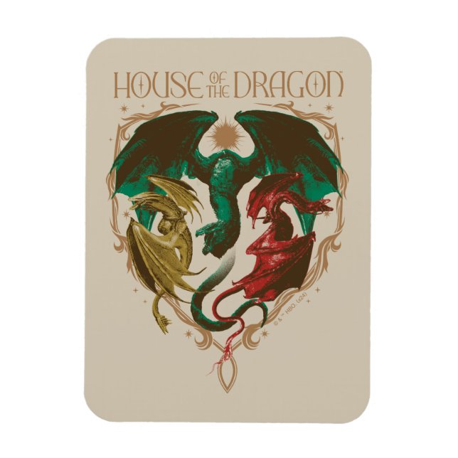 House of the Dragon | Dragon Shield Magnet (Vertical)