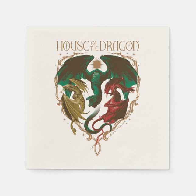 House of the Dragon | Dragon Shield Napkin (Front)