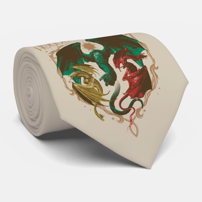 House of the Dragon | Dragon Shield Tie (Rolled)