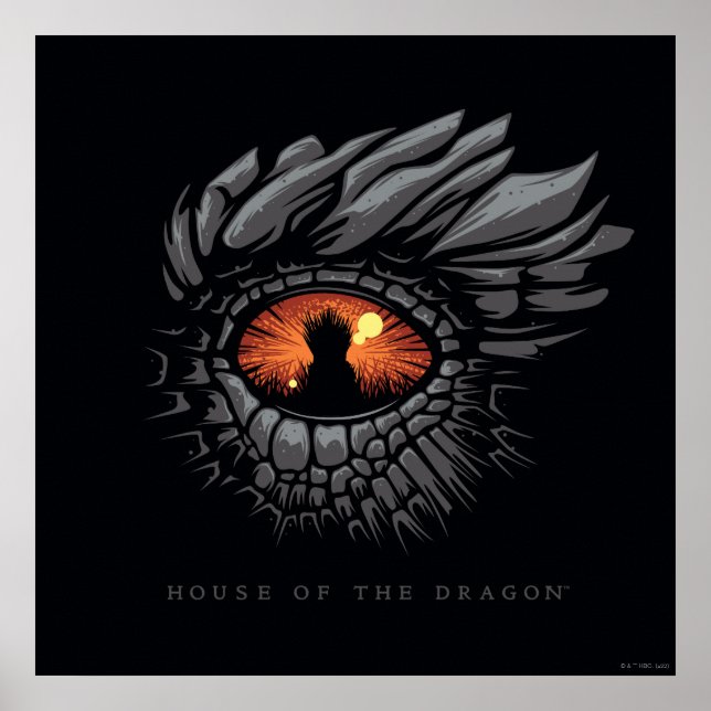 HOUSE OF THE DRAGON | Dragon's Eye Iron Throne Poster (Front)