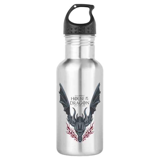 HOUSE OF THE DRAGON | Fire-Breathing Dragon Head 532 Ml Water Bottle (Front)