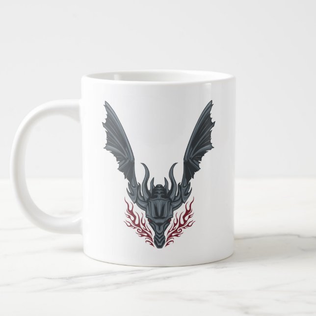 HOUSE OF THE DRAGON | Fire-Breathing Dragon Head Large Coffee Mug (Left)