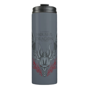 HOUSE OF THE DRAGON   Fire-Breathing Dragon Head Thermal Tumbler
