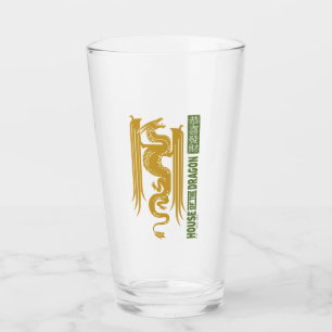 House of the Dragon Gold & Green New Year   恭喜發財 Glass